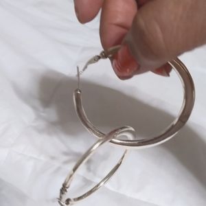 925 Sterling Silver Hoop Earrings